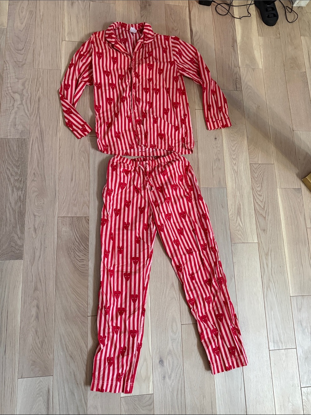 Hanna Andersson Striped Heart Pajama Set - Cozy Long Sleeve & Pants